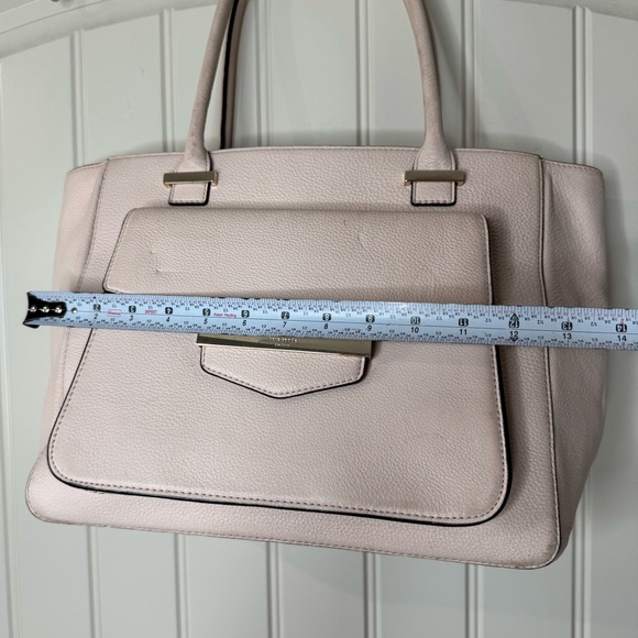 KATE SPADE ♠️ Light Blush Pink/Ivory Satchel Purse, Dual Handles, Gold Hardware💓 - Picture 11 of 17
